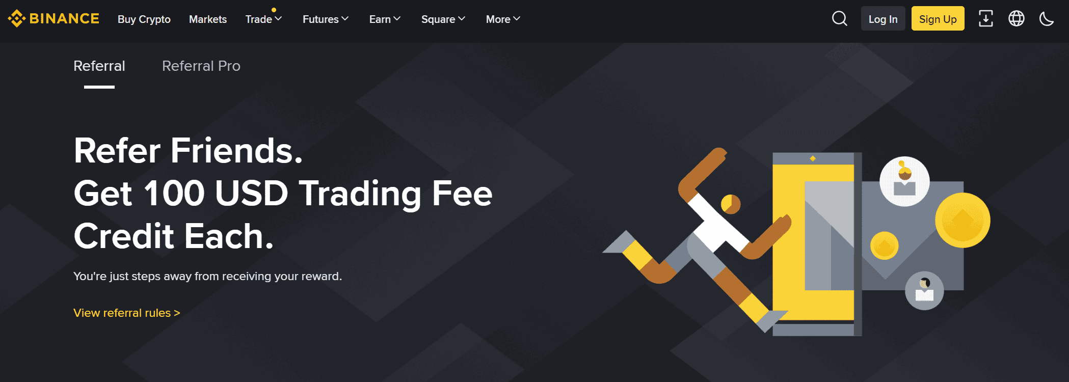 Binance referensprogram