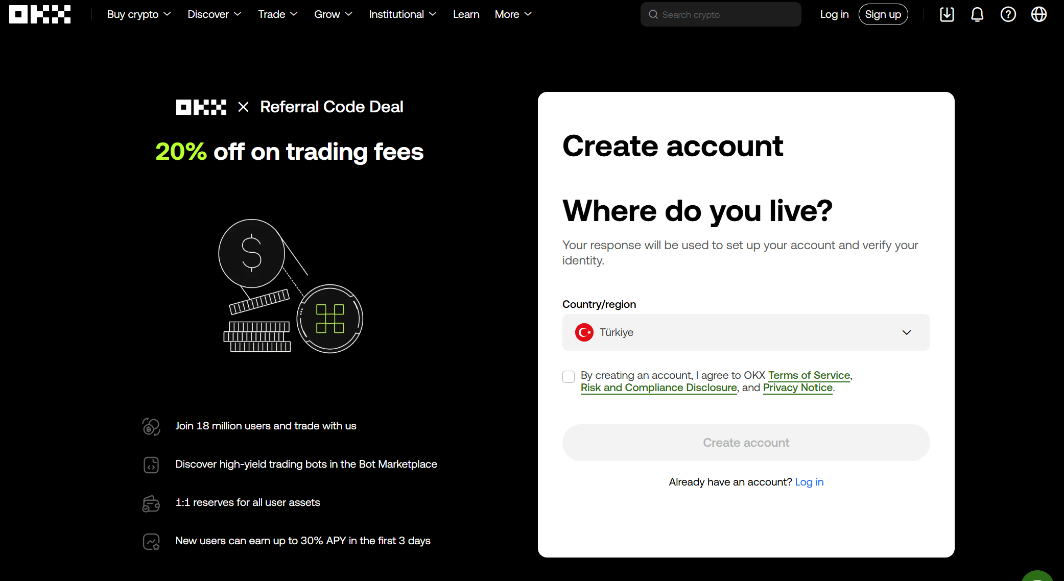 OKX referenskod angiven