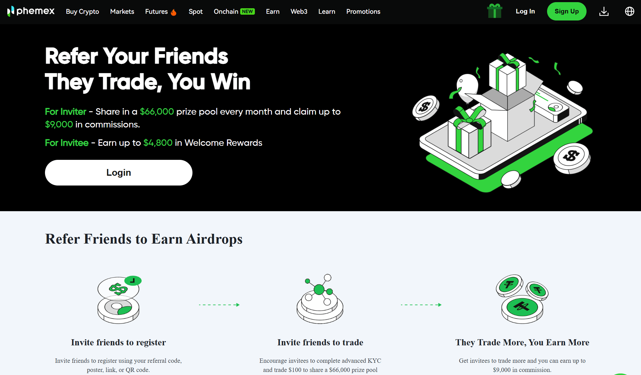 Phemex referensprogram